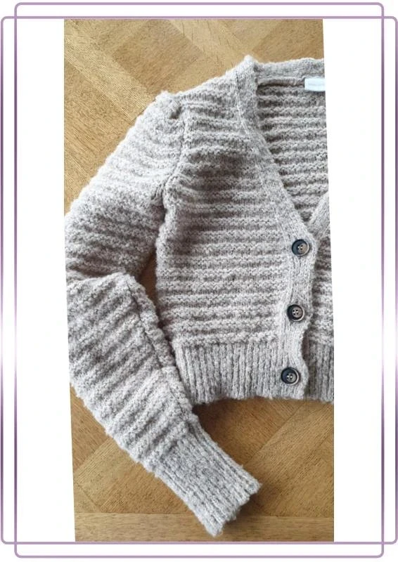 Cardigan de malha grossa M, novo – photo 2